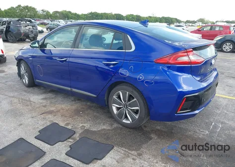 2019 Hyundai Ioniq Hybrid Limited from USA, damaged, VIN KMHC05LC2KU163708